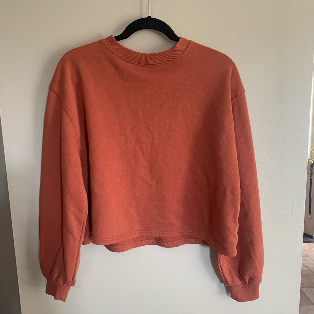 Vintage threads orange cropped sweater size xs with tags